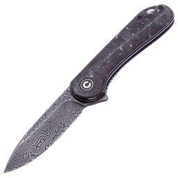 Нож CIVIVI Elementum сталь Damascus рукоять Shredded CF/Silvery Shred (C907C-DS2)