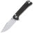 Нож QSP Grebe stonewash сталь 14C28N рукоять Black G10 (QS147-C1)