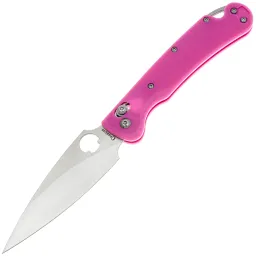 Нож Daggerr Sting Slim X-Lock satin сталь VG-10 рукоять Pink G10