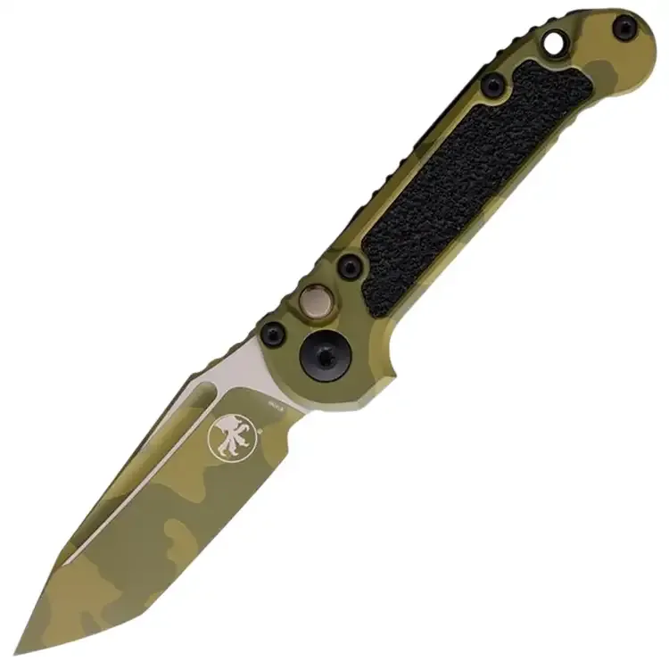 Нож Microtech LUDT Gen III T/E Bazooka Camo Signature сталь M390MK рукоять Aluminium (1136-1BOCS-Z4)