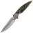 Нож Rike Knife Viper 2-A сталь M398 рукоять Dark Gray Ti/Gold CF