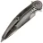 Нож Rike Knife Viper 2-A сталь M398 рукоять Dark Gray Ti/Gold CF