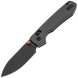 Нож Vosteed Raccoon CB blackwash сталь Nitro-V рукоять Carbon Fiber