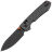 Нож Vosteed Raccoon CB blackwash сталь Nitro-V рукоять Carbon Fiber