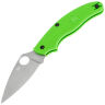 Нож Spyderco UK Penknife Leaf Salt сталь LC200N рукоять Green FRN (C94PGR)