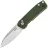 Нож SRM Scout stonewash сталь 14C28N рукоять Green G10 (7229-GP)