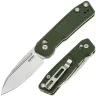 Нож SRM Scout stonewash сталь 14C28N рукоять Green G10 (7229-GP)