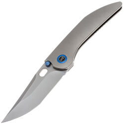 Нож WE Knife Attor beadblast сталь CPM-20CV рукоять Gray Titanium (WE23037B-2)