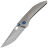 Нож WE Knife Attor beadblast сталь CPM-20CV рукоять Gray Titanium (WE23037B-2)