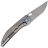Нож WE Knife Attor beadblast сталь CPM-20CV рукоять Gray Titanium (WE23037B-2)