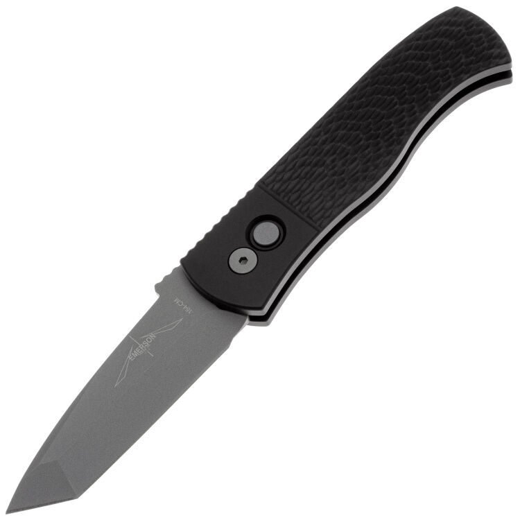 Нож Pro-Tech/Emerson CQC7 Tanto сталь 154CM рукоять Black Jigged Aluminium (E7T05)