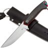 Нож 7 Ножей Айсберг сталь N690 рукоять Red G10/Carbon Fiber