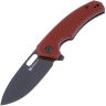 Нож Sencut Acumen Blackwash сталь 9Cr18MoV рукоять Burgundy G10 (SA06B)