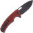 Нож Sencut Acumen Blackwash сталь 9Cr18MoV рукоять Burgundy G10 (SA06B)