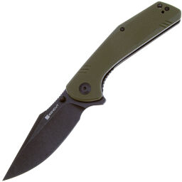 Нож Sencut Actium Blackwash сталь D2 рукоять Olive G10 (SA02E)