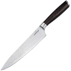 Нож кухонный Boker Meisterklinge Chef's Knife Large сталь Damascus VG-10 рукоять Smoked Oak