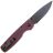 Нож Kizer Original black сталь 154CM рукоять Red Richlite