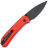Нож CIVIVI Qubit blackwash сталь 14C28N рукоять Red Aluminium (C22030E-2)