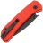 Нож CIVIVI Qubit blackwash сталь 14C28N рукоять Red Aluminium (C22030E-2)