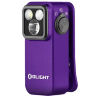 Фонарь Olight Oclip Pro Purple Luminus SFT-12/Red холодный белый