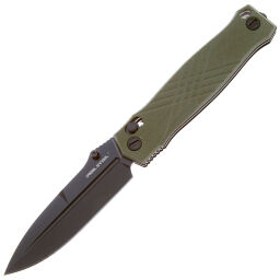 Нож Real Steel Muninn black сталь VG-10 рукоять Green G10 (7752GB)