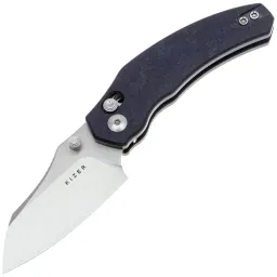 Нож Kizer Mini Bulldog satin сталь Nitro-V рукоять Blue Canyon Richlite