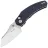 Нож Kizer Mini Bulldog satin сталь Nitro-V рукоять Blue Canyon Richlite