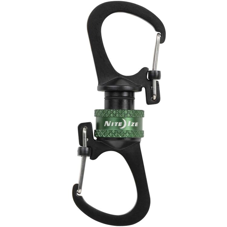 Карабин Nite Ize SlideLock 360° Dual Carabiner Olive (MSBL-08-R7)