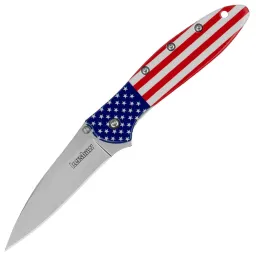 Нож Kershaw Leek USA Flag сталь 14C28N рукоять Aluminium (1660USA)