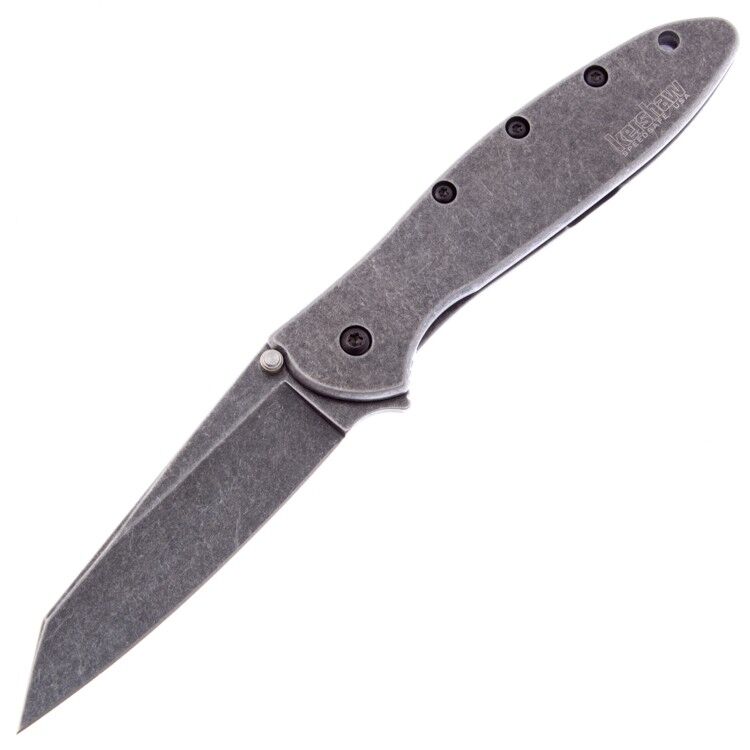 Нож Kershaw Leek Random Blackwash сталь 14C28N рукоять Aluminium (1660RBW)