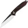 Нож Daggerr Alligator TS Blackwash/Satin сталь Magnacut рукоять Black/Red G-mascus
