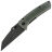 Нож Kansept Main Street blackwash сталь 154CM рукоять Green Micarta