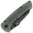 Нож Kansept Main Street blackwash сталь 154CM рукоять Green Micarta