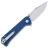 Нож QSP Grebe stonewash сталь 14C28N рукоять Blue Micarta (QS147-B1)