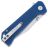 Нож QSP Grebe stonewash сталь 14C28N рукоять Blue Micarta (QS147-B1)