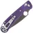 Нож Daggerr Sting Slim X-Lock satin сталь VG-10 рукоять Purple G10