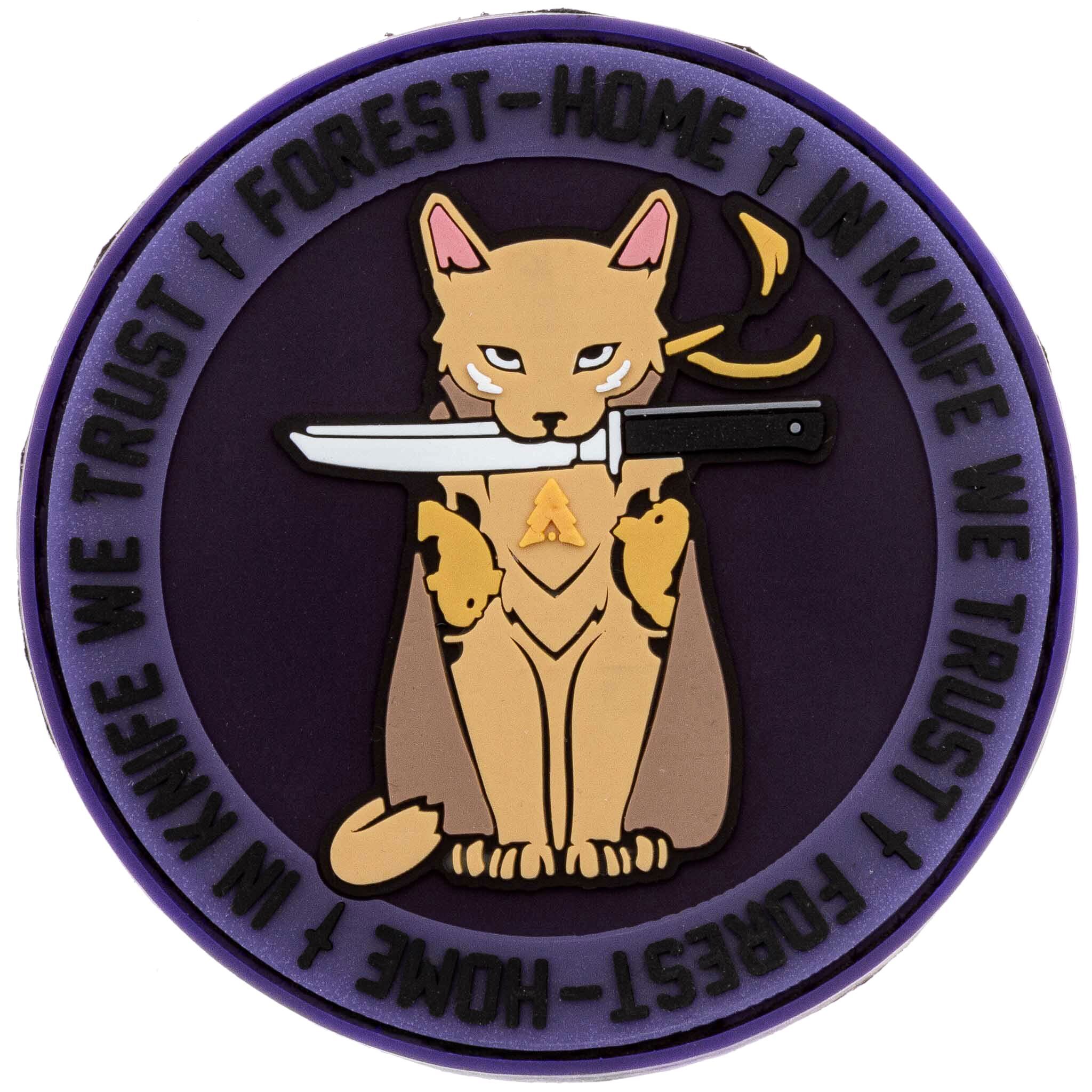 Патч Forest-Home Knife Cat | Купить в магазине Forest-Home