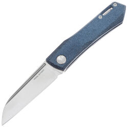 Нож Real Steel Solis satin сталь N690 рукоятьDenim Micarta (7065DM)