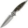 Нож Rike Knife Viper 2-B сталь M398 рукоять Dark Gray Ti/Gold CF