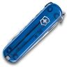 Нож-брелок Victorinox Nail Clip 580 Translucent Blue 65мм (0.6463.T2)