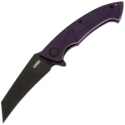 Нож Kubey Anteater blackwash сталь 14C28N рукоять Purple G10