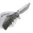 Нож KB Knives Folklore satin сталь M390 рукоять Jigged Grey Titanium