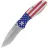 Нож Kershaw Blur stonewash сталь 14C28N рукоять USA Flag Aluminium/Trac-Tec (1670USA)