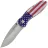 Нож Kershaw Blur stonewash сталь 14C28N рукоять USA Flag Aluminium/Trac-Tec (1670USA)