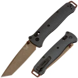 Нож Benchmade Bailout LE сталь S90V рукоять Taiga Green Aluminum (537FE-2601)