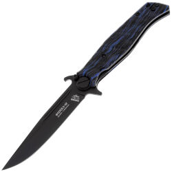 Нож НОКС Финка-М сталь D2 рукоять Blue/Black G10 (348-700406)