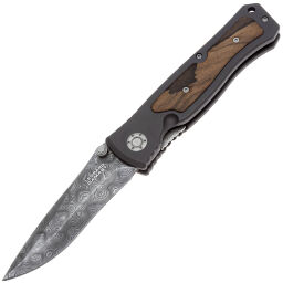 Нож Boker Leopard Damast II рукоять алюминий (111054DAM)