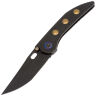 Нож WE Knife Attor blackwash сталь CPM-20CV рукоять Black/Gold inlays Titanium (WE23037-1)