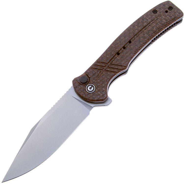 Нож CIVIVI Cogent сталь 14C28N рукоять Brown Micarta (C20038D-6)