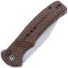 Нож CIVIVI Cogent сталь 14C28N рукоять Brown Micarta (C20038D-6)